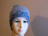 Sky Blue Beaded hijab underscarf 48 (2)